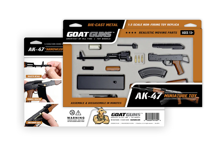 GOAT GUNS AK-47 1:3 Scale Model - Black